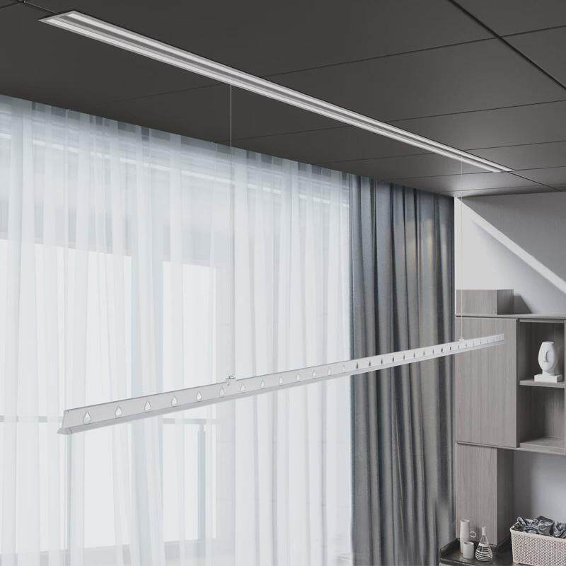 升降自动嵌入式隐形阳台智能晾衣厂家衣架嵌入电动吊暗晾衣架晾衣