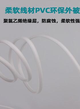 热销4芯*0.5四芯电话线圆形固话传真机纯铜办公室内电话线延长线2