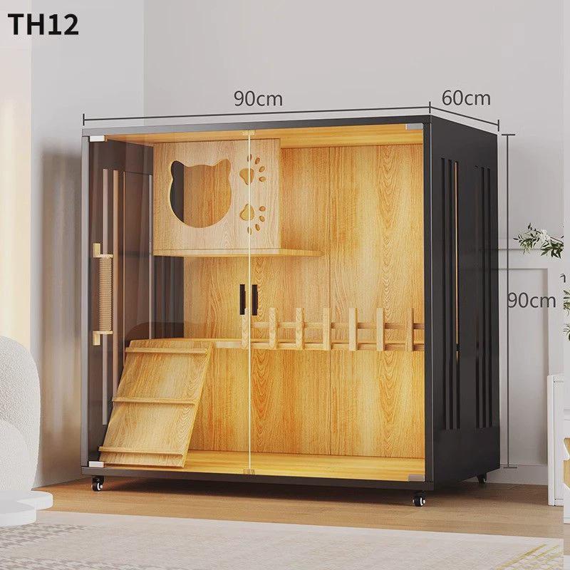 猫别墅二层猫笼子超大自由空间舍室内一体大号猫笼别墅猫家用猫屋