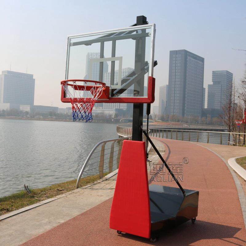 标准户外移动可升降式篮球架青少年训练型篮球架庭院休闲篮球架
