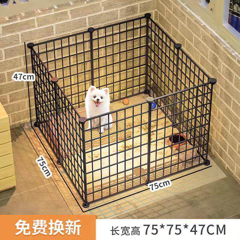 泰迪式家用室内宠物栅栏狗狗围栏比熊柯基吉娃娃小型犬门栏狗笼子