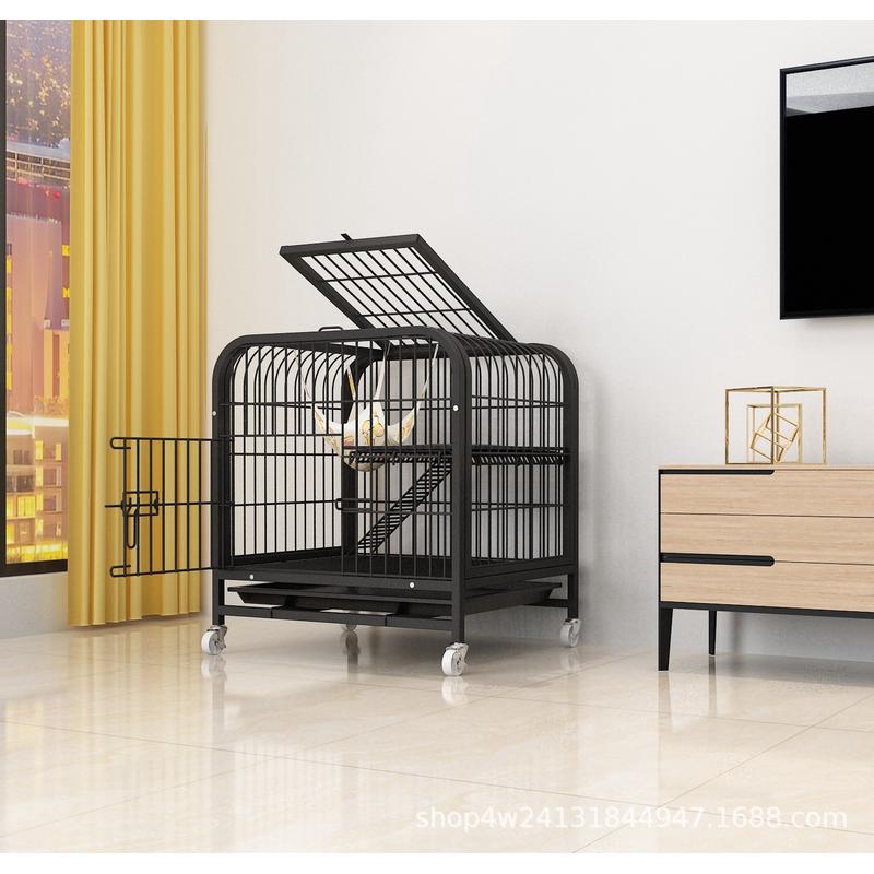 猫笼子猫别墅双层猫窝猫窝自由空间猫咪别墅猫加粗带可抽厕所超大