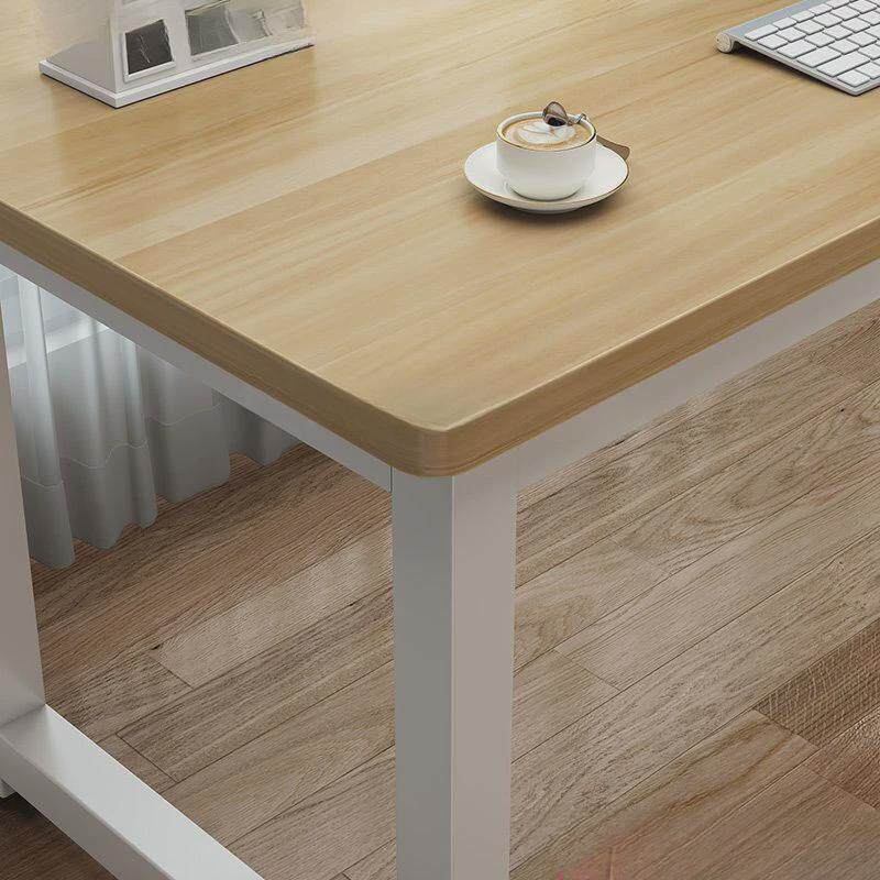 热销圆角电脑桌台式家用学生学习卓写字台简约书桌长方形卧室办公