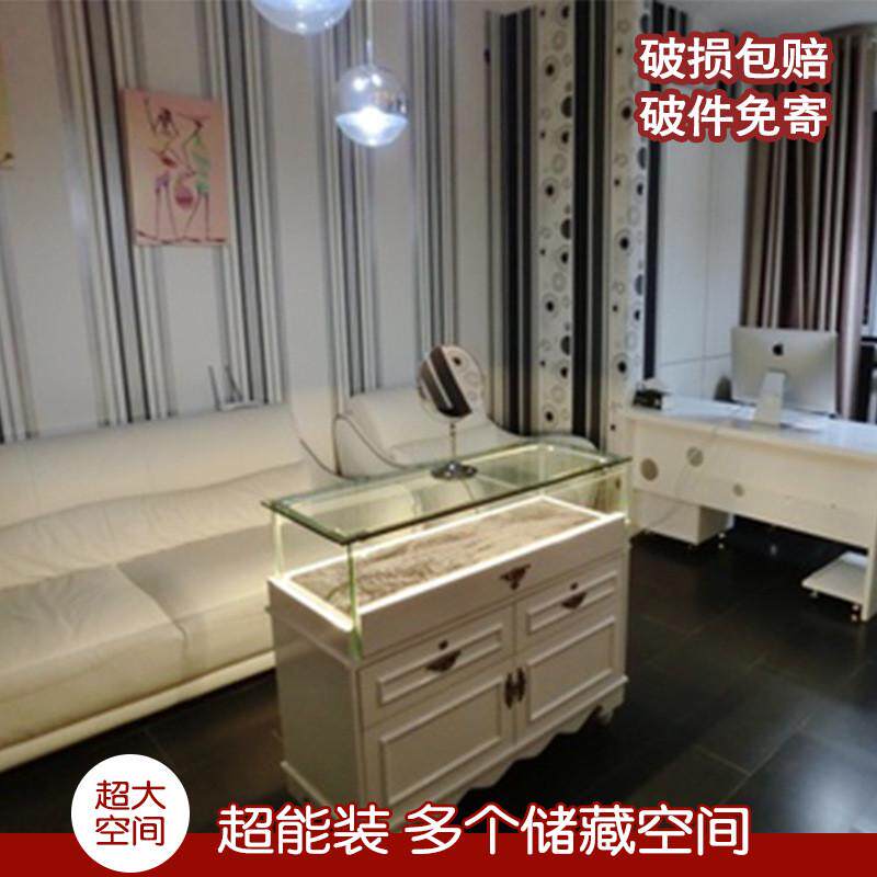 源头厂家珠宝首饰柜台烤漆饰品柜玻璃展示台珠宝展柜支持定柜台