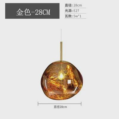 后现代tomdixon餐厅吧台熔岩灯中空别墅复式楼梯间组合玻璃吊灯