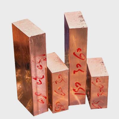 T2紫铜方块红铜方块紫铜排四方纯铜接地导电铜块10203040mm