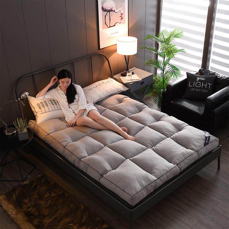 厂家直销加厚床垫学生立体双边麻绳羽丝棉柔软单双人磨毛软床褥子