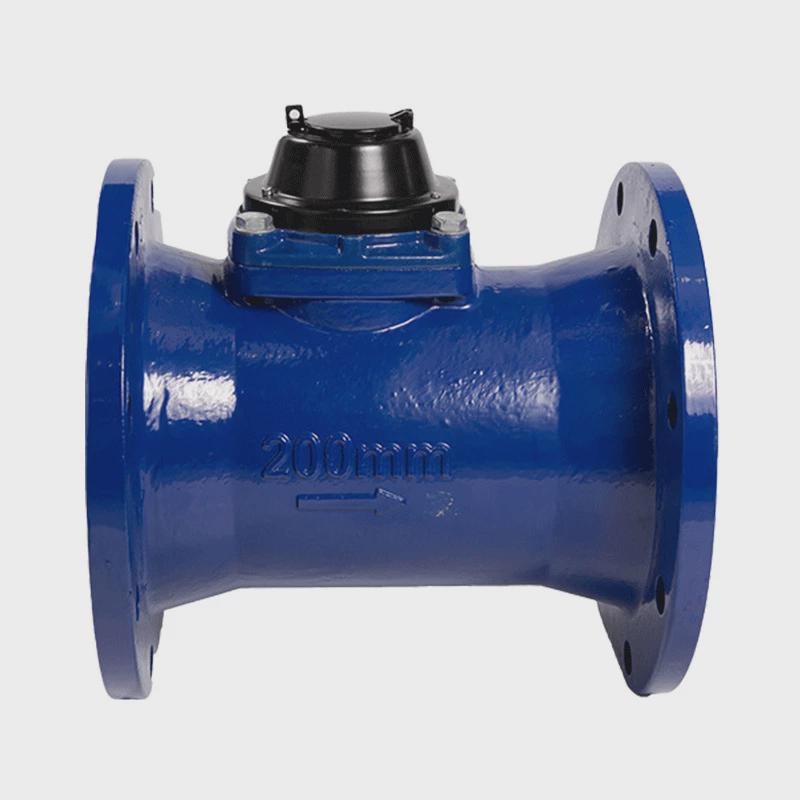 螺厂家lxlc可拆干式源头翼式机械水表工程消防大口径水平法兰水表