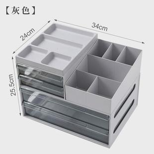 办公室置物架桌面多层文件夹a4桌上收纳盒抽屉式书桌文具整理