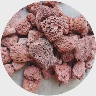 红色黑色大块火山石2-150厘米造景假山火山石多孔滤水种植火山石