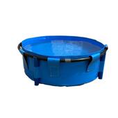 支架水池家用帆布带支架折叠养鱼池大型虾养殖塑料水池锦鲤暂养池