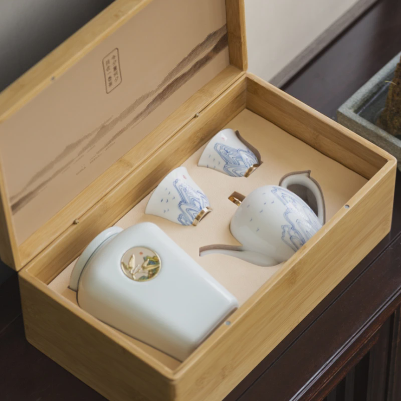 中秋新款高档茶叶瓷罐茶具包装盒空礼盒绿茶红茶陶瓷茶叶大号竹盒,包装,竹包装盒,淘宝优惠券,粉丝福利购,淘宝优惠卷