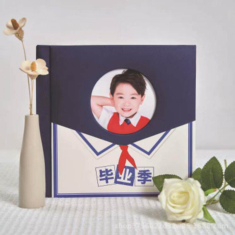 幼儿园毕业相册定制照片书册影集儿童皮质亲子纪念成长照片书制作