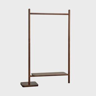 简约现代室内落地衣帽架全实木客厅挂衣架卧室日式简易衣物收纳架