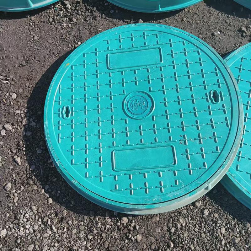 树脂绿色700圆井盖井盖绿化小区现货多