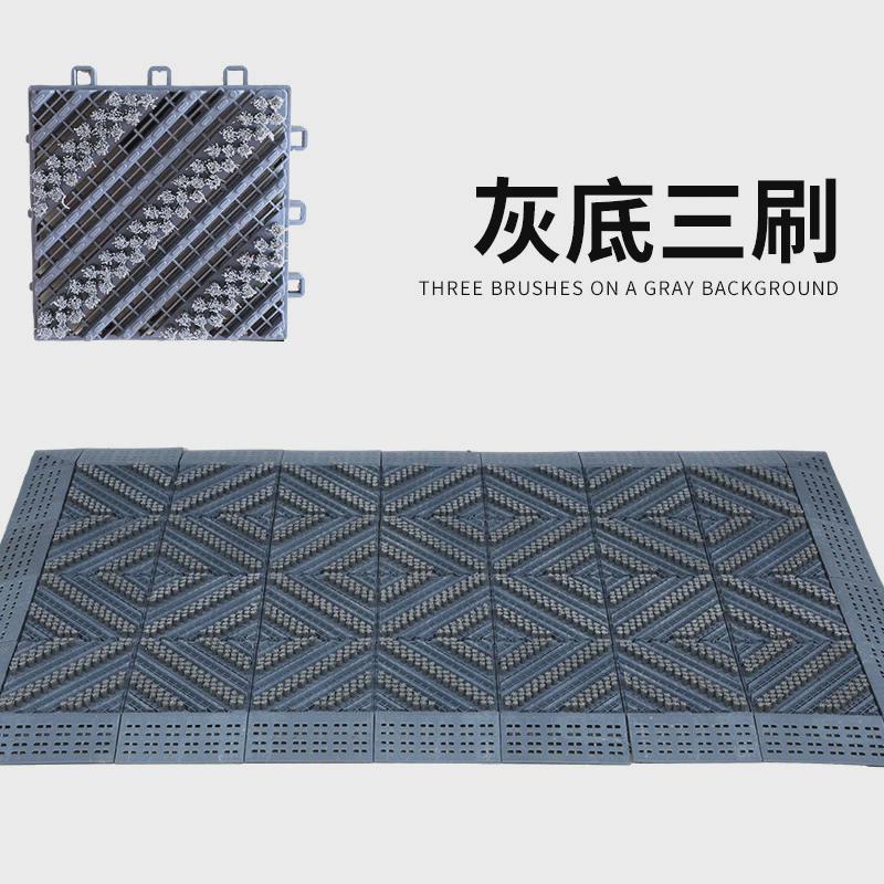 三合一地垫防尘防滑镂空可水洗拼接组合地垫酒店商场公司入户地垫