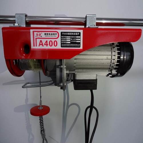 pa200微型电动葫芦200公斤12m电动葫芦钢丝绳220v吊运机