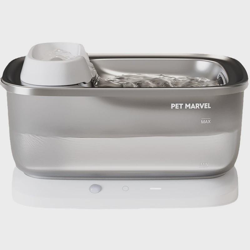 鸟语花香灰鲸饮水机大型犬饮水机喂喝水盆宠物无线循环猫狗水器