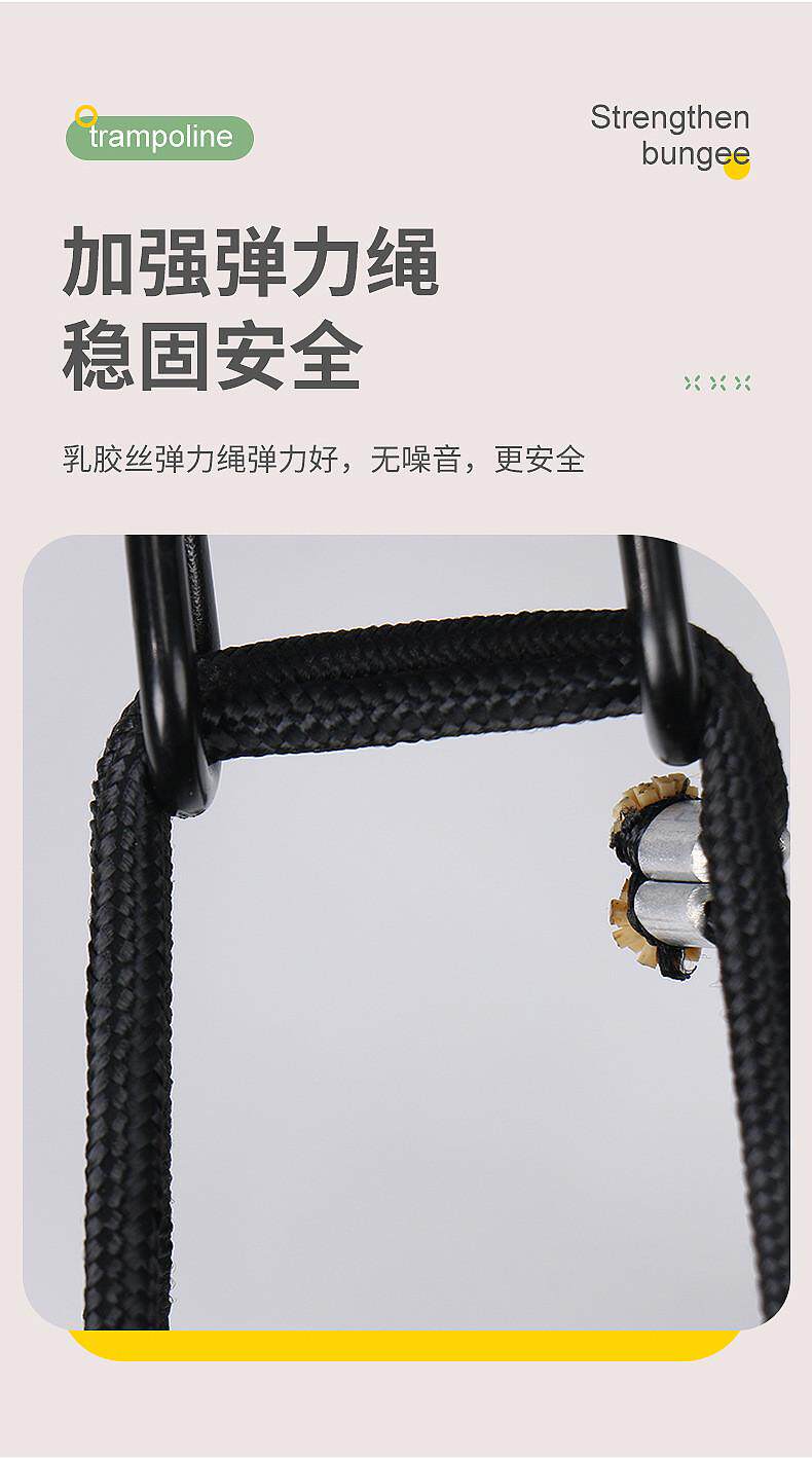 Батут 40英寸圆形儿童蹦床折叠健身房扶手跳跳床蹦蹦床家用蹦床厂家