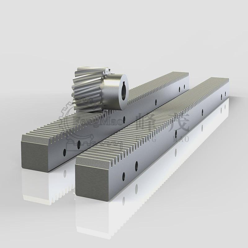 按需定制C45传动件齿条来图来样加工生产高精密硬齿面磨齿直齿条