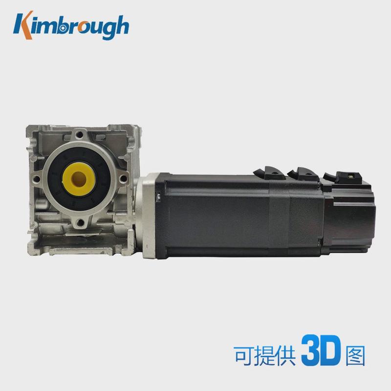 60减速比减速刹车无刷电机dc48v400w3000rpm蜗轮5-100