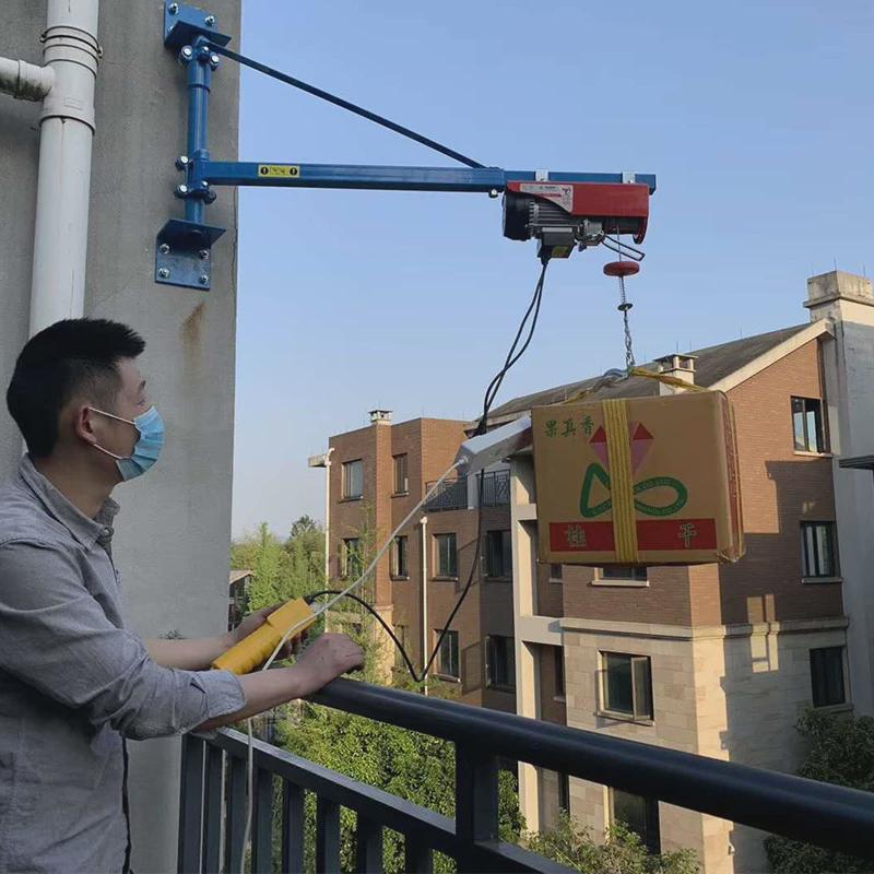 家用小型提升机微型电动葫芦室内户外吊机220v电动卷扬机吊葫芦