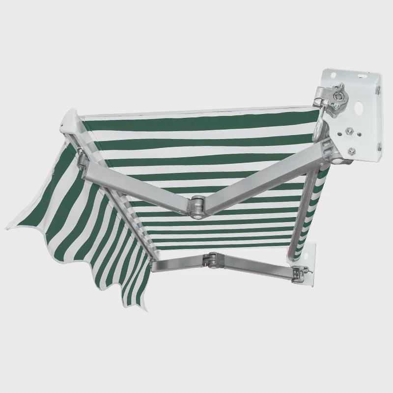 铝合金折叠伸缩式手摇户外遮阳棚曲臂遮阳篷阳台庭院蓬布门面遮雨