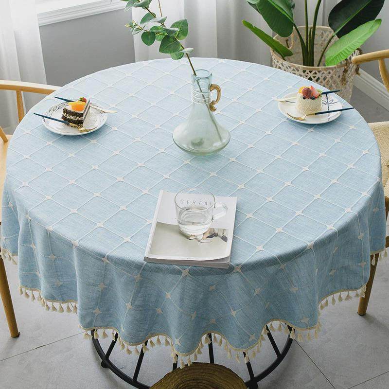 ins风尺寸圆桌桌布棉麻圆形餐桌大家用防水防油免洗防烫台布加厚,玩具/童车/益智/积木/模型,毛绒/玩偶/公仔/布艺类玩具,淘宝优惠券,粉丝福利购,淘宝优惠卷