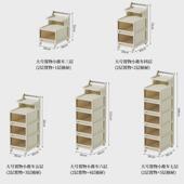 小推车储物架抽屉加厚分层落地置物架卧室浴室收纳整理厨房收纳架