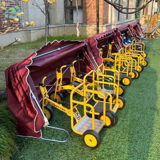 幼儿园小车篷收纳柜三轮车自行车道具玩具停车棚活动免安装可移动