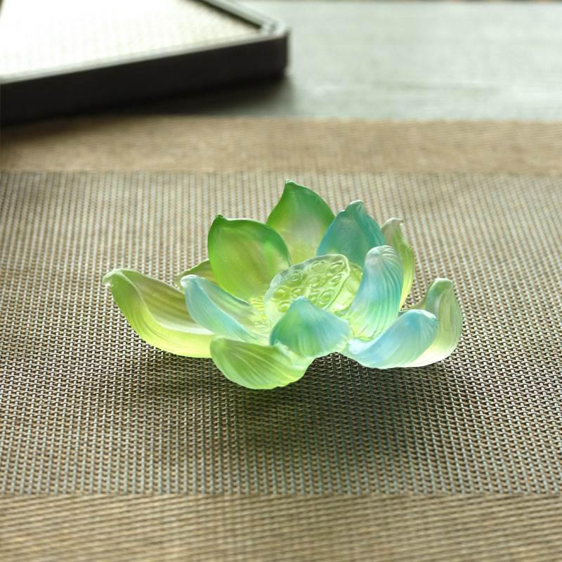 琉璃莲花线香香插香座禅意立中式香托简约国风精致日式藏香香香插