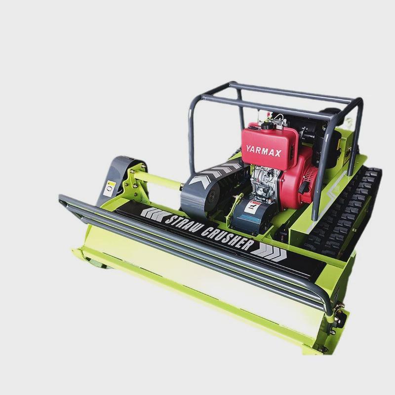 新款光伏除草机械开荒园林除草碎草机柴油大马力遥控割草机