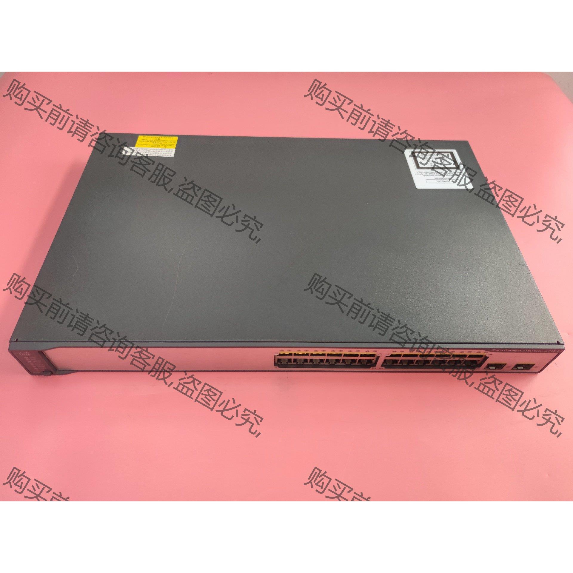 议价CISCO WS-C3750V2-24PS-S 技术每个端口 议价