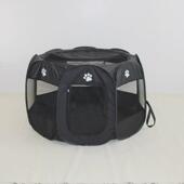 跨境免安装 狗狗可拆洗折叠八角宠物围栏牛津布狗帐篷围耐抓耐咬