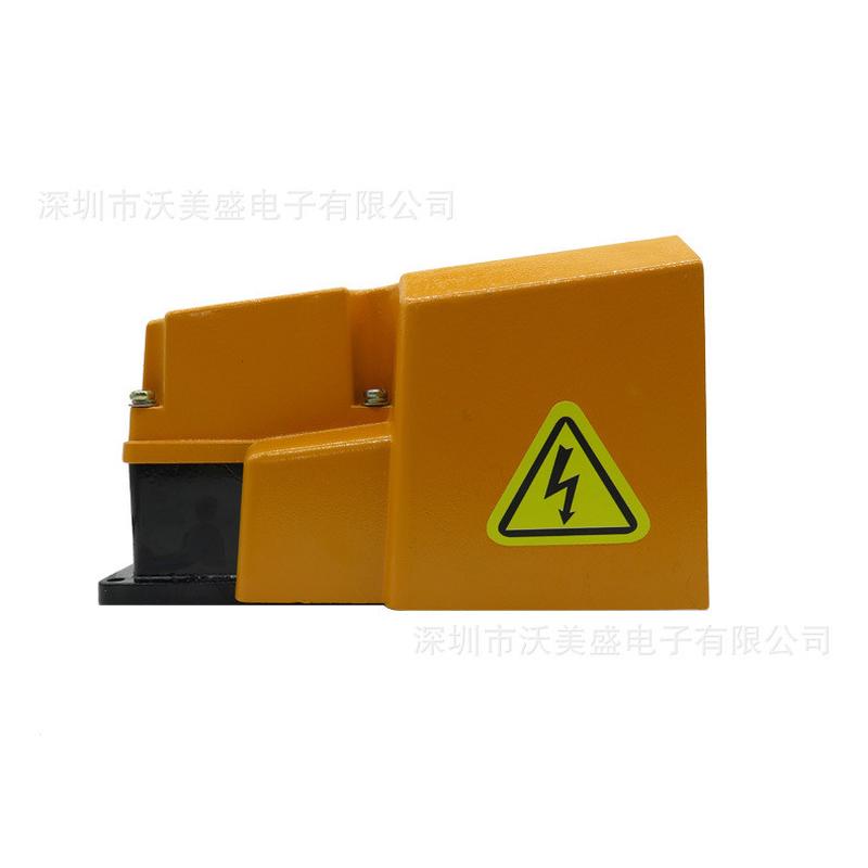 全新脚踏开关hrf-hd3nx铝合金机床踏板脚踩开关
