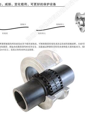 蛇簧弹性联轴器t05t10t61蛇形弹簧联轴器js大扭矩联轴器
