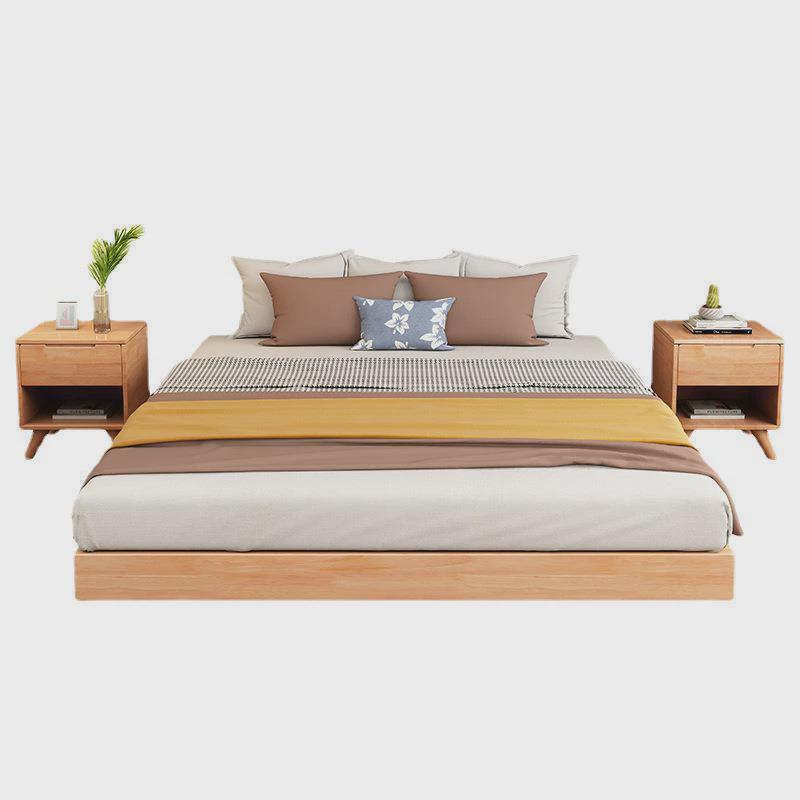 北欧全实木悬浮床小户型悬空无床头床地台床民宿榻榻米床架