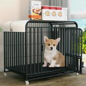 全管狗笼子大型犬萨摩耶狗笼金毛中型犬边牧拉布拉多室内狗笼大型