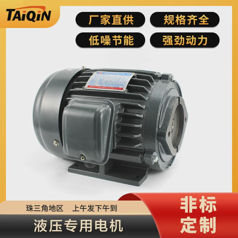 源头厂家现货液压站铜线电机0.75kw1hp三相异步电机液压动力单元