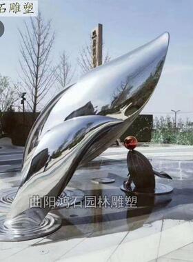 不锈钢运动主题雕塑定做抽象户外跑步人物剪影广场金属创意景观