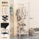 1n晾衣架落地简易家用置物卧室内宿舍隔夜挂衣服架杆收纳房间衣帽