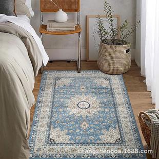 波斯复古地毯小众客厅美式地毯土耳其沙发茶几毯客厅生活卧室毯