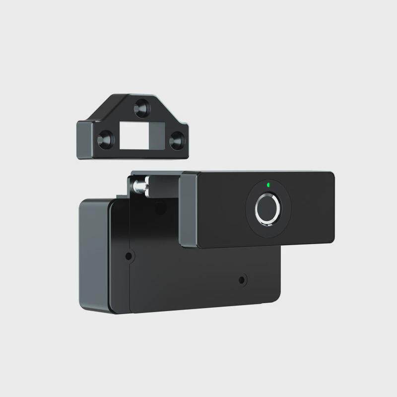 日翔指纹智能锁免打孔安装办公文件柜子锁家用橱柜锁电子抽屉锁