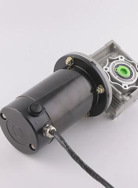 同步定制150w永磁加工蜗轮箱电机25nm直流有刷减速电机