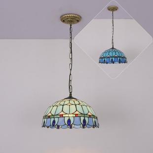 欧濠蒂凡尼简约温馨地中海艺术客厅卧室书房餐厅吧台羽毛球吊灯