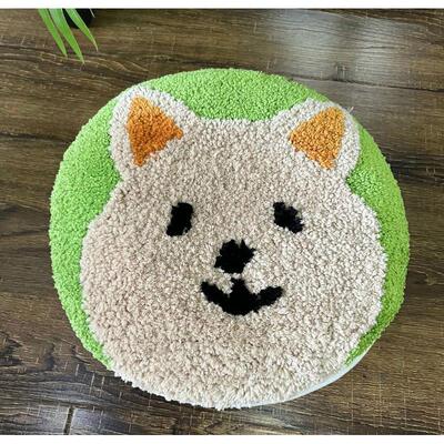 木棉卧室卡通动物椅垫屁股垫毛绒板凳教室凳子就坐办公室坐垫座垫