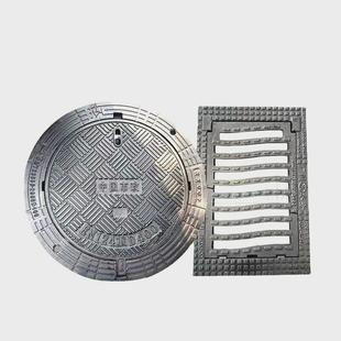 定制球墨铸铁井盖重型雨水口篦子防沉降井盖生产厂家改字加LOGO