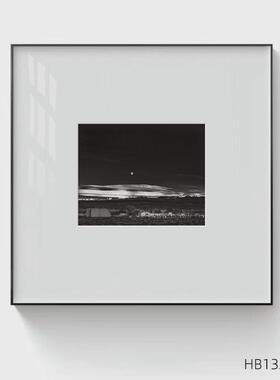 19EK现代简约客厅装饰画黑白摄影风景挂画卧室走廊书房壁画极简挂