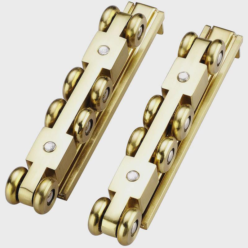 全金属吊轮导轨滑道滑轮实木玻璃推拉门吊轨滑轨吊门轮移门轨道轮