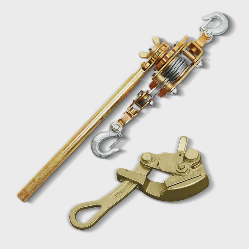 日式多功能紧线器卡线器1t2T3T4吨线缆卡线器双钩钢丝绳紧线